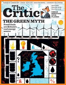 The Critic Magazine April 2026