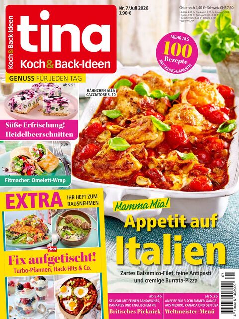 tina Koch und Backideen Ausgabe 7/2026
