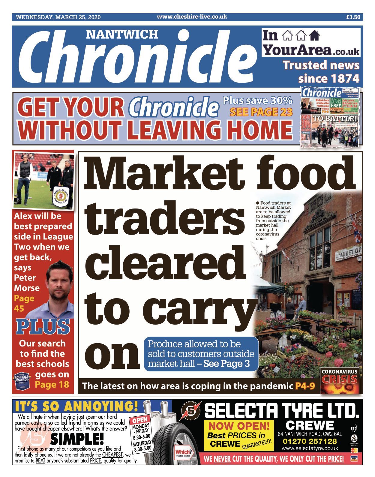 Nantwich Chronicle 20200325
