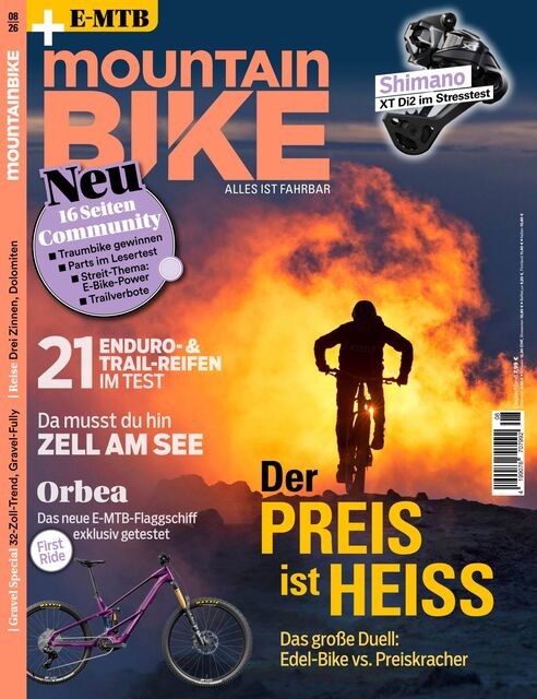 MOUNTAINBIKE Magazin Ausgabe 08/2026