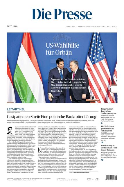 Die Presse 2026-02-17