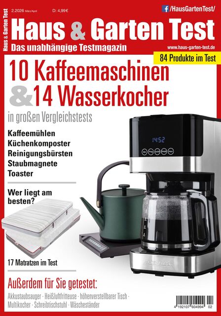 HAUS & GARTEN TEST Ausgabe 02/2026