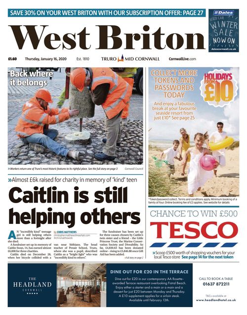 West Briton Truro 2020 01 16