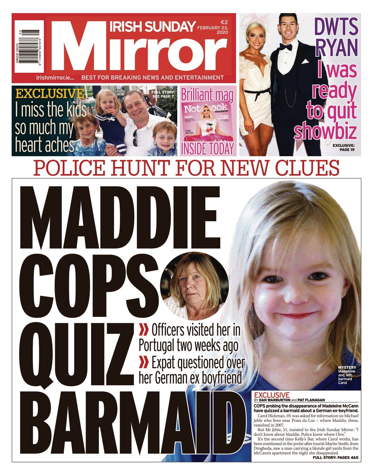 Sunday Irish Mirror 20200223