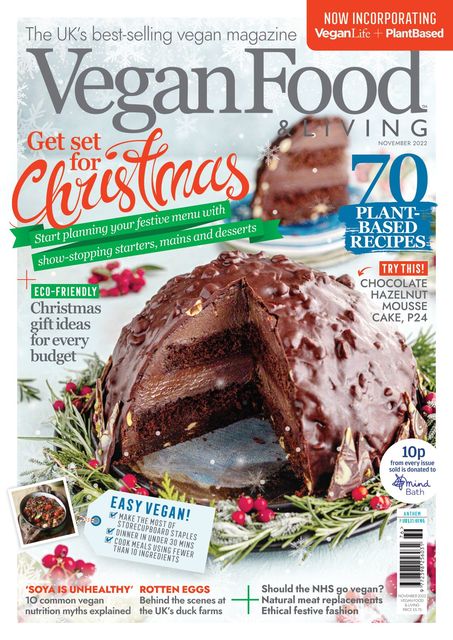 Vegan Food & Living issue 11/2022 - Get Set For Christmas!