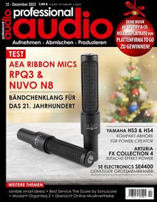 Professional audio Ausgabe 12/2023