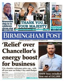 Birmingham Post Newspaper 2022-09-22