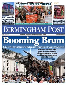 Birmingham Post Newspaper 2022-08-11