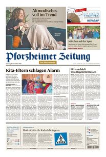 Pforzheimer Zeitung - Ausgabe Pforzheim 2025-11-08