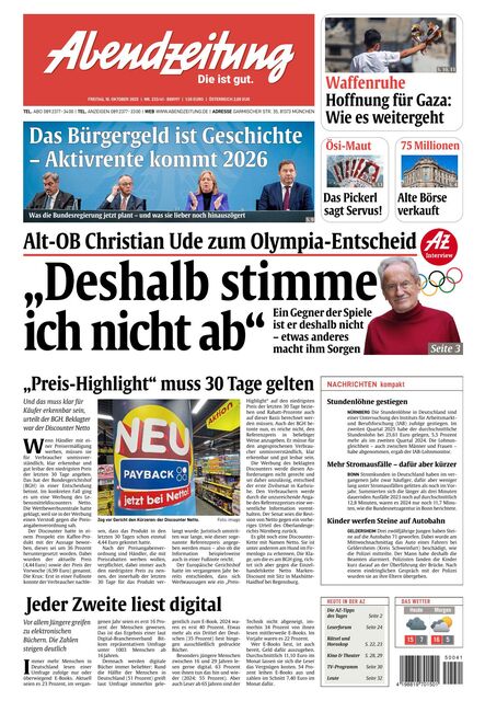 Abendzeitung 2025-10-10